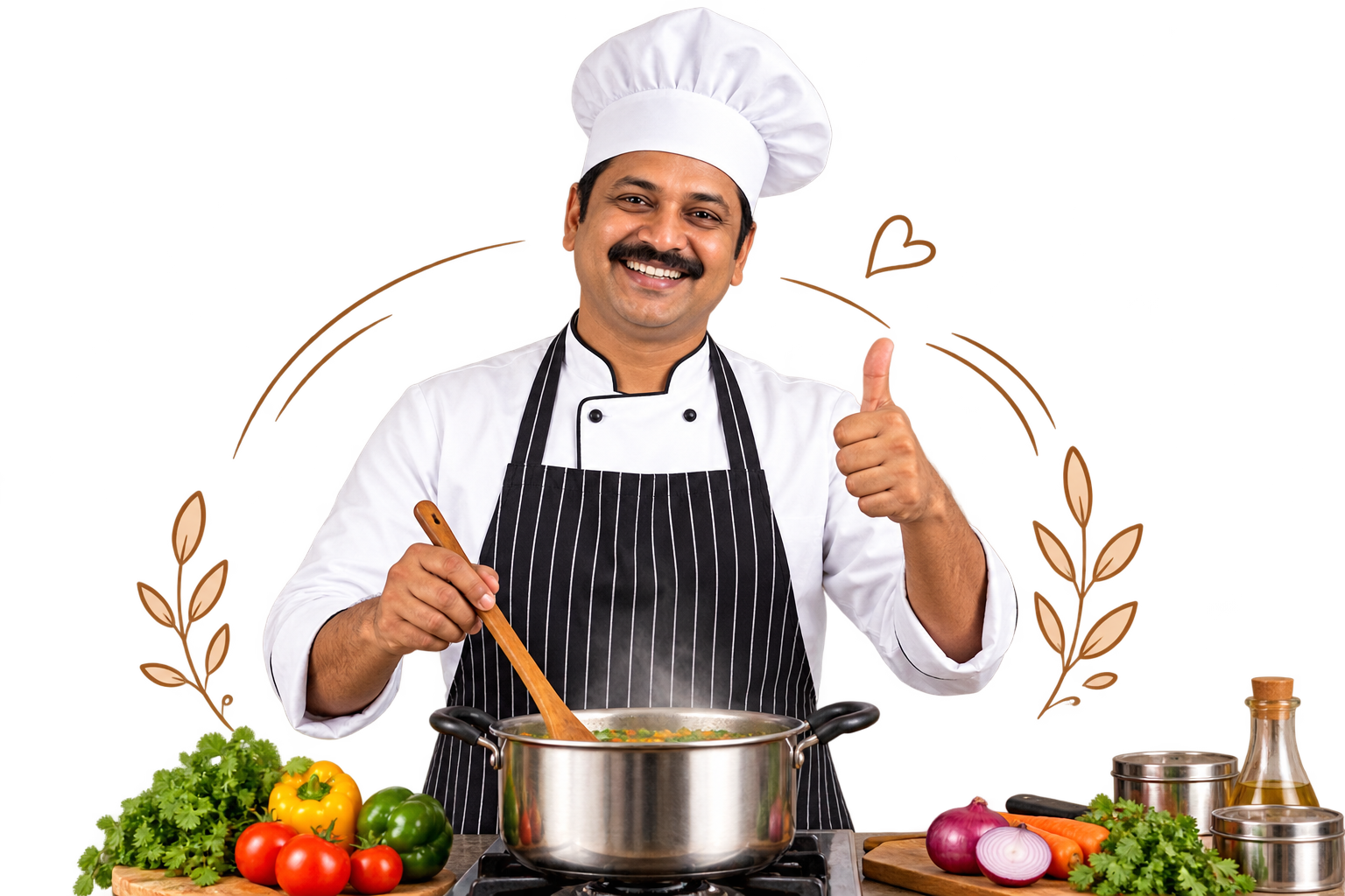 Happy local cook